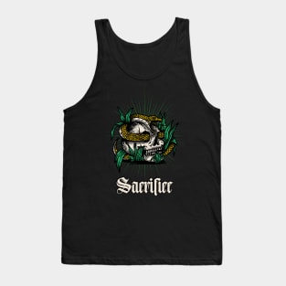 Skull And Snake Sacrifice Tank Top